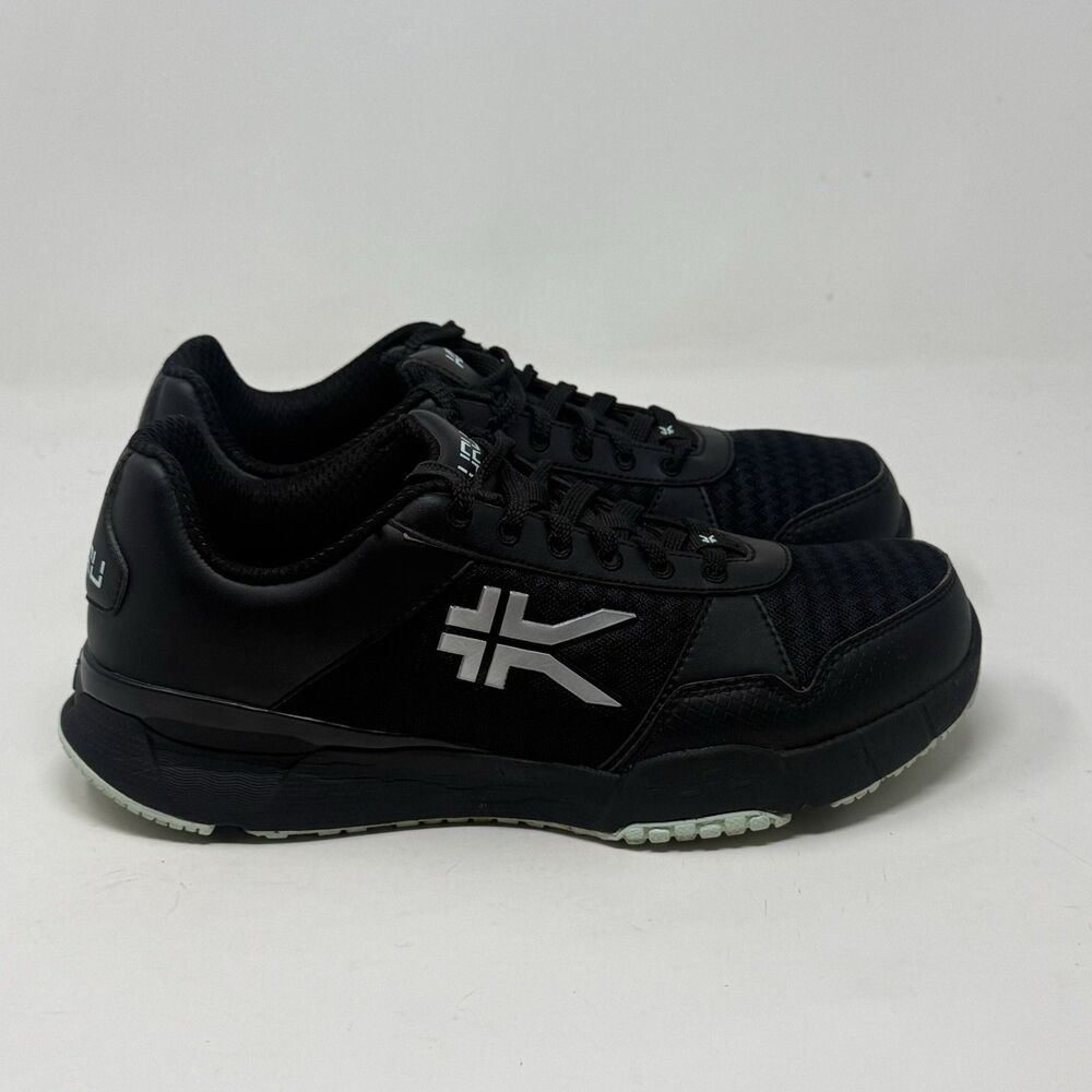 Kuru Quantum Womens 9.5 Wide Black Arch Support Ortho Walking Shoes Sneakers